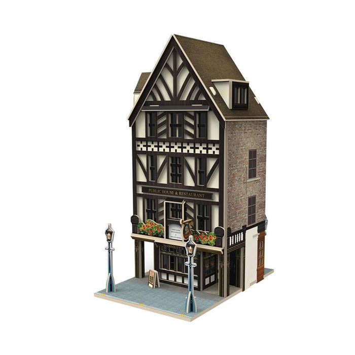 CubicFun 3D Puzzle Tudor Restaurant İngiltere HO4104h