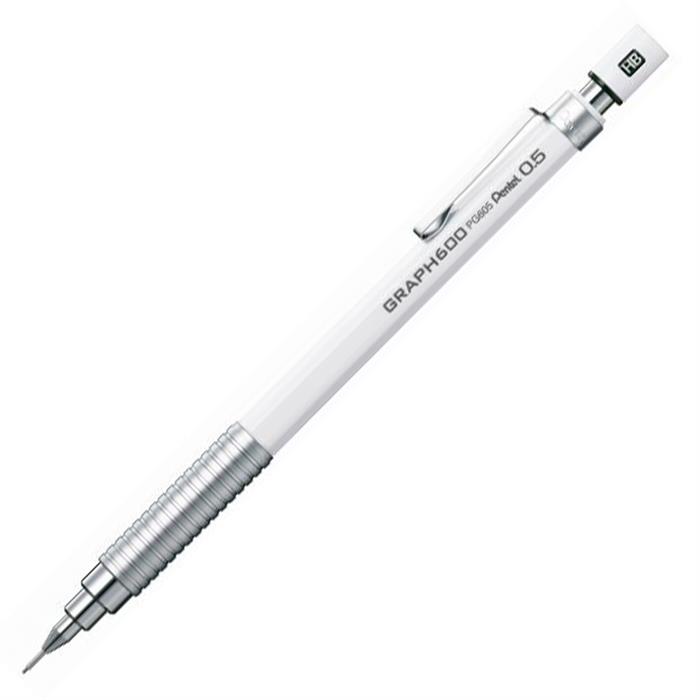 Pentel GraphGear 600 Beyaz Versatil Kalem PG605-W