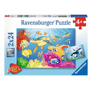 Ravensburger Puzzle 2x24 Parça Under The Sea 78158