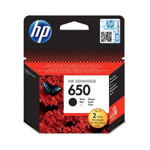 HP 650 Siyah Mürekkep Kartuş CZ101AE