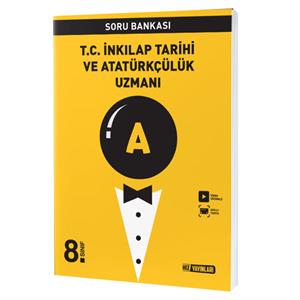8. Sınıf T.C. İnkılap Tarihi ve Atatürkçülük Uzman Soru Bankası Hız Yayınları