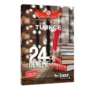 8 Sınıf LGS Türkçe 24 Deneme Sınav Yayınları