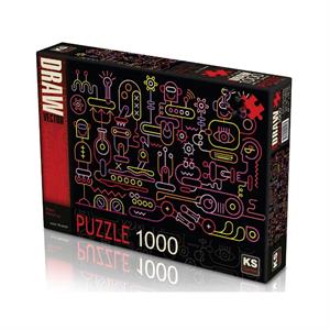 Ks Games Puzzle 1000 Parça Robot Workshop 20518