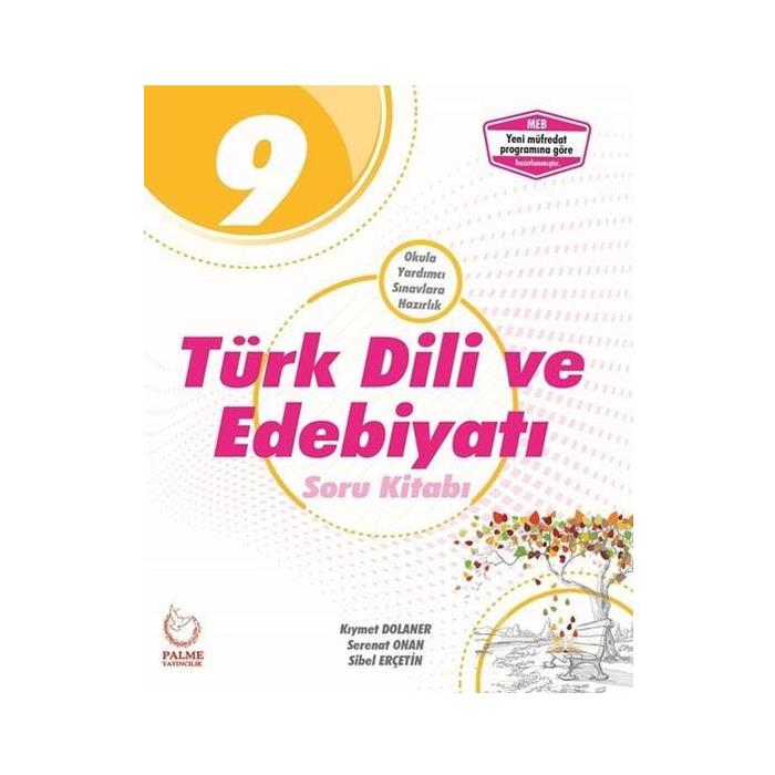 9 Sınıf Türk Dili ve Edebiyatı Soru Kitabı Palme Yay