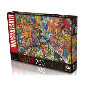 Ks Games Puzzle 200 Parça World In A Hurry 24005