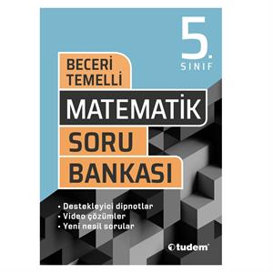 5 Sınıf Matematik Beceri Temelli Soru Bankası Tudem Yayınları