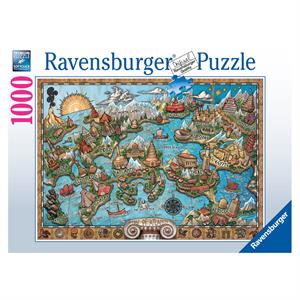 Ravensburger 1000 Parça Puzzle Gizemli Atlantis RPB167289