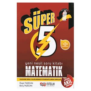 5 Sınıf Matematik Süper Yeni Nesil Soru Kitabı Nitelik Yayınları