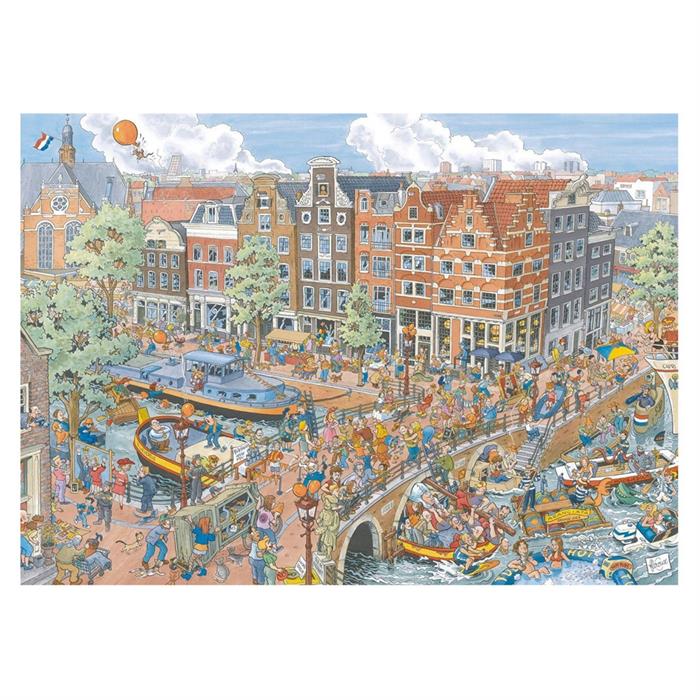 Ravensburger 1000 Parça Puzzle Amsterdam Karikatür 191925