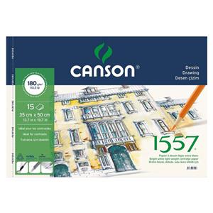 Canson 1557 Resim ve Çizim Blok 25x35 Cm.180 Gr.15 Yp.