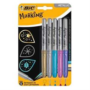 Bic Marking Colour Kalem Metalik Renkler 5Li Blister 942861