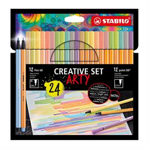 Stabilo Creative Set Arty Keçe Uçlu Kalem 24 Renk 8868-24-1-20-6
