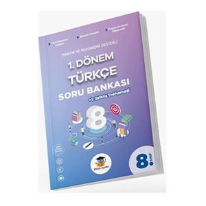 8. Sınıf Türkçe Soru Bankası 1. Dönem Zeka Küpü Yayınları