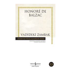 Vadideki Zambak Honore de Balzac İş Bankası Kültür Yayınları