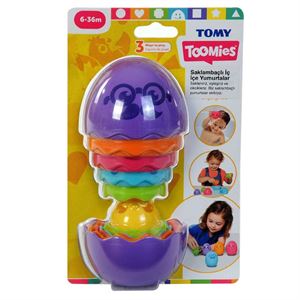 Tomy Toomies Saklambaçlı İç İçe Yumurtalar Mor E73196