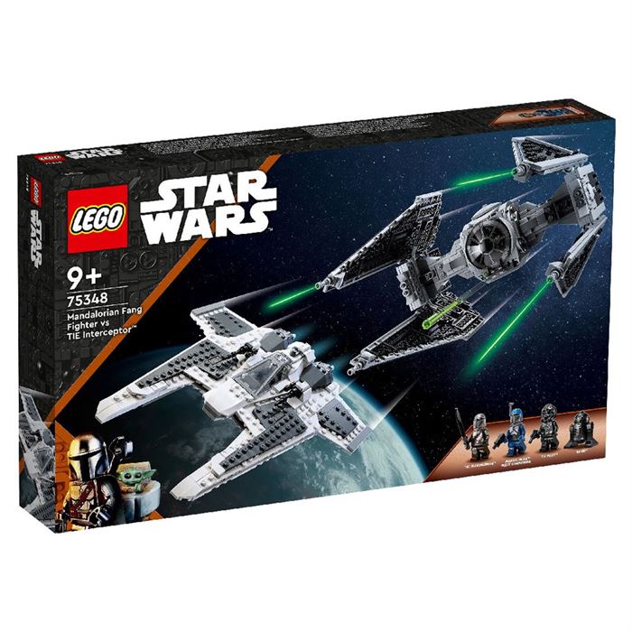 LEGO Star Wars Mandalorian Fang Fighter TIE Interceptor'a Karşı 75348