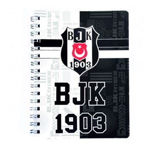 Beşiktaş A6 Spiralli Karton Kapak 80 Yaprak Bloknot 461949