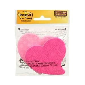 Post-İt Super Sticky Seri Yapışkanlı Not Kağıdı 2 Renk Kalp 7350-HRT