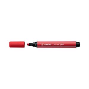 Stabilo Pen 68 MAX Keçe Uçlu Kalem Kızıl 768/48