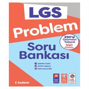 LGS Problem Soru Bankası Tudem Yayınları