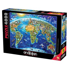 Anatolian Puzzle 4000 Parça Dünyanın Simgeleri 5202