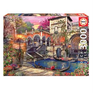 Educa Puzzle 3000 Parça Venice Courtship 16320