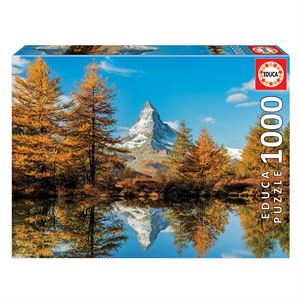 Educa Puzzle 1000 Parça Sonbaharda Matterhorn Dağı 17973