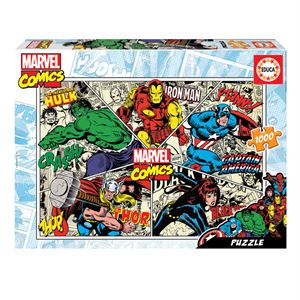 Educa Puzzle 1000 Parça Marvel Kahramanları Karikatür 18498