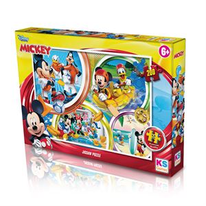 Ks Games Mickey Mause Puzzle 200 Parça MCH113