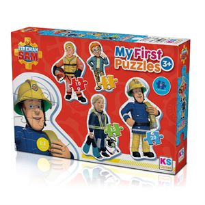 Ks Games Fireman Sam My First Cut Out Puzzles 4in1 FRS10304