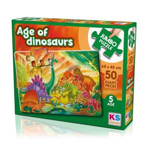 Ks Games Child Jumbo Puzzle The Age Of Dinosaurs JP31012