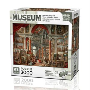 Ks Games Puzzle 3000 Parça Picture Gallery with Views of Modern Rome 23014