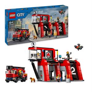 LEGO City İtfaiye Kamyonlu İtfaiye Merkezi 60414