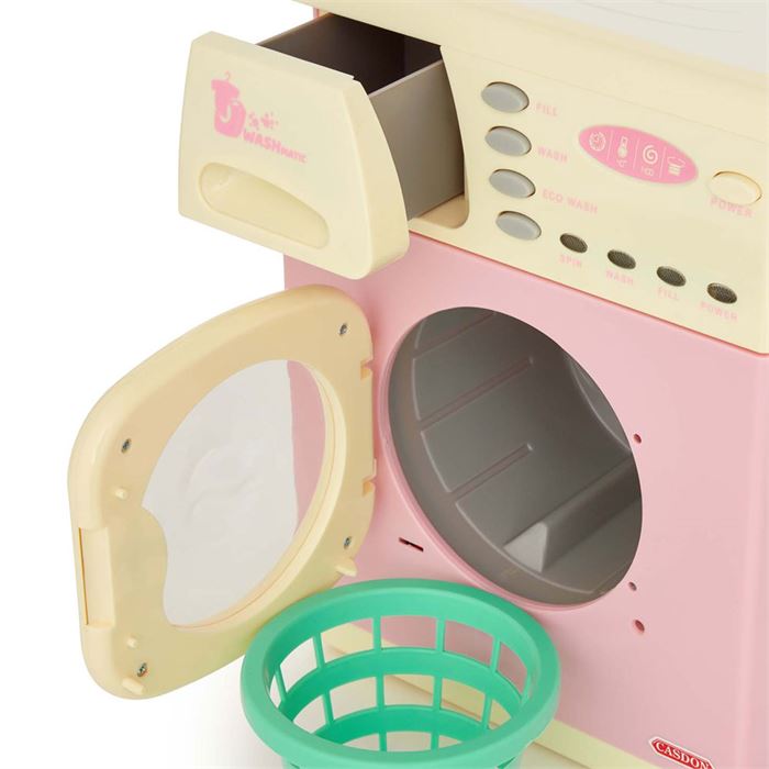 Casdon Elektronik Oyuncak Pembe Çamaşır Yıkama Makinesi 62150