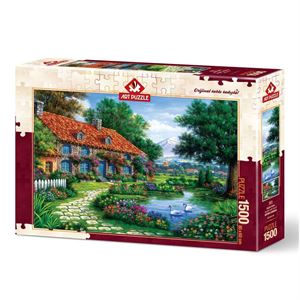 Art Puzzle 1500 Parça Kuğulu Bahçe 4551
