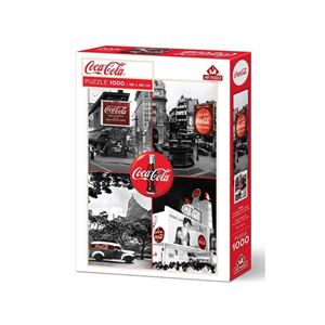 Art Puzzle 1000 Parça Siyah Beyaz'ın Kırmızılığı Cola-Cola 5933