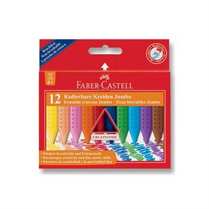 Faber Castell Pastel Boya 12 Renk Grip Jumbo Wax - 528112254
