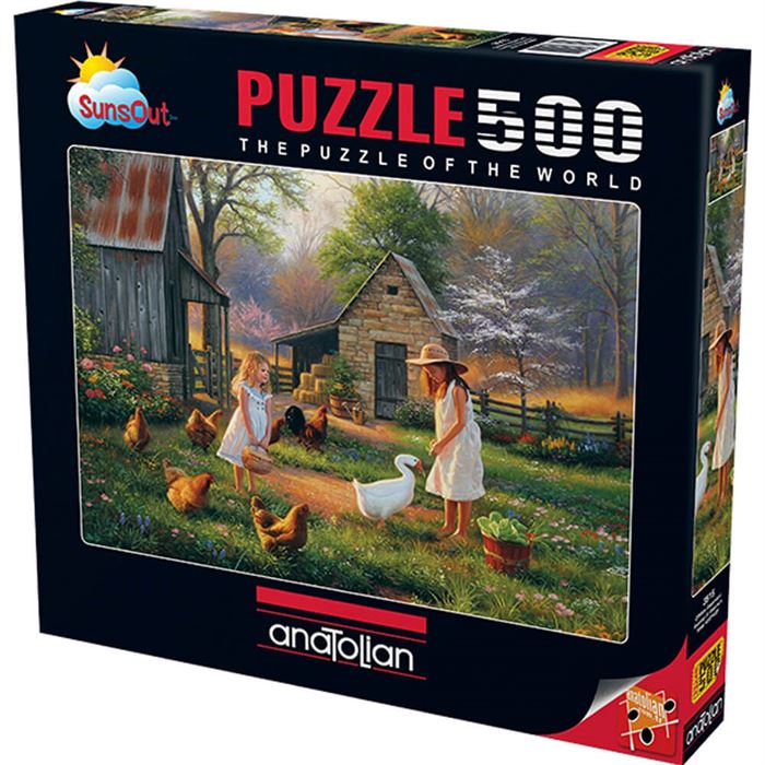 Anatolian Puzzle 500 Parça Çiftlikte Akşamüstü 3515
