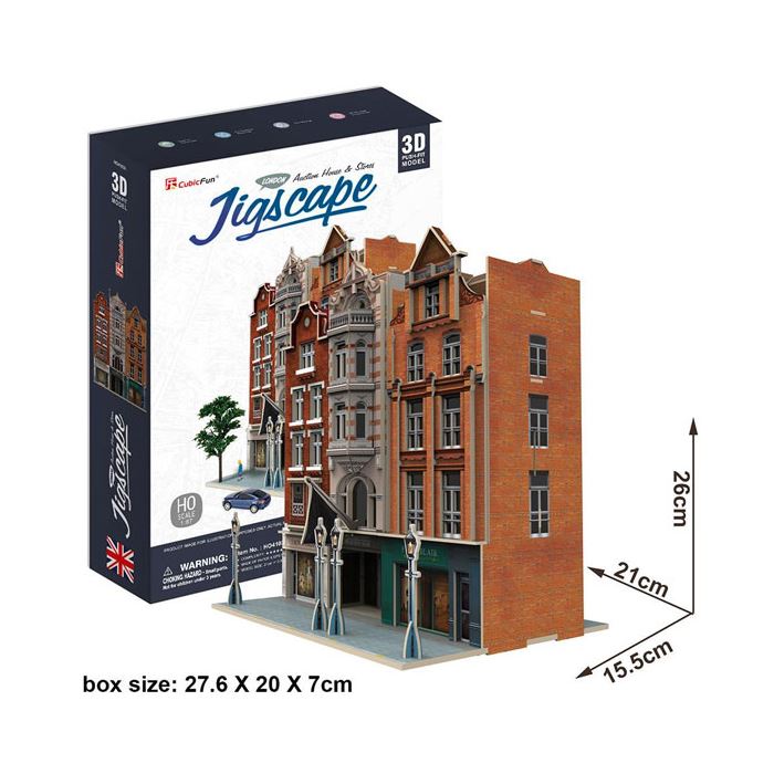 CubicFun 3D Puzzle Auction House Ve Stores İngiltere HO4103h