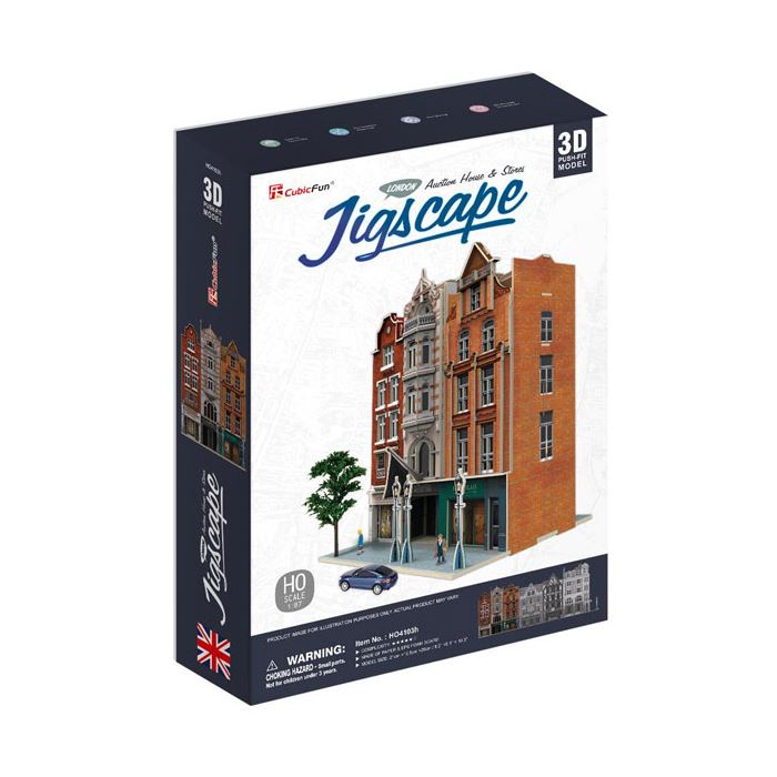 CubicFun 3D Puzzle Auction House Ve Stores İngiltere HO4103h