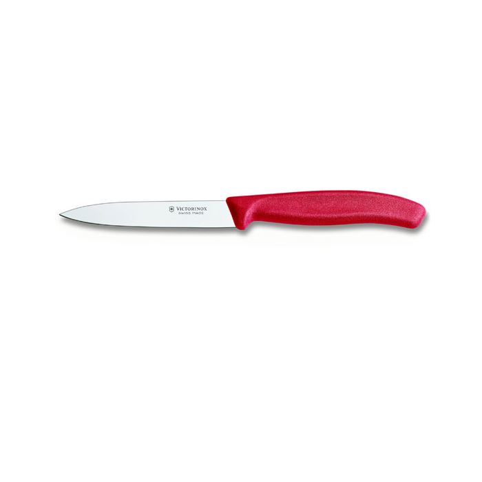Victorinox SwissClassic 10cm Soyma Bıçağı Kırmızı 6.7701