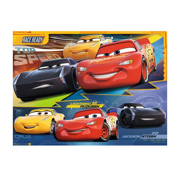 Ravensburger Walt Disney Cars3 100 Parça Puzzle 109616