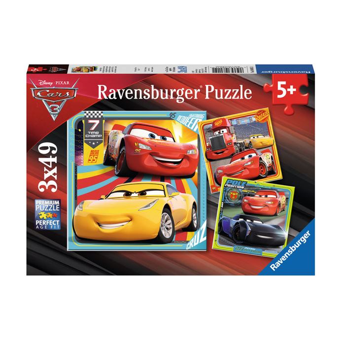 Ravensburger Walt Disney Cars3 3-49 Parça Puzzle 080151