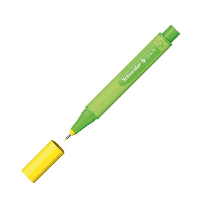 Schneider Fineliner Link It 0,4mm Altın Sarısı Kalem