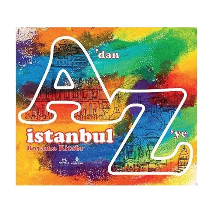 A dan Z ye İstanbula Renk Ver Boyama Kitabı