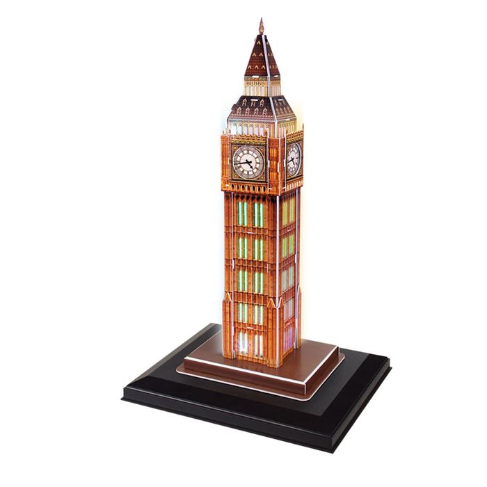 CubicFun 3D Puzzle Big Ben İngiltere Led Işık Seri L501H