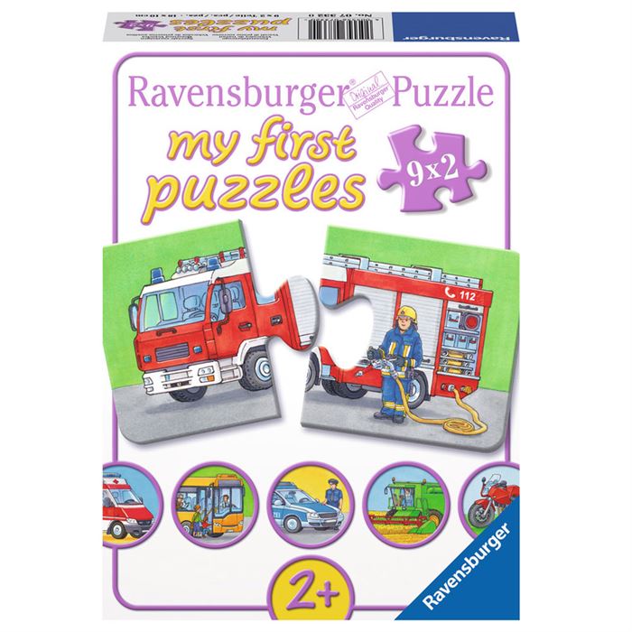 Ravensburger 9x2 Parça Puzzle Araçlar 073320