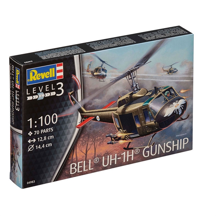 Revell Maket 1:110 Bell UH-1H Gunship 04983