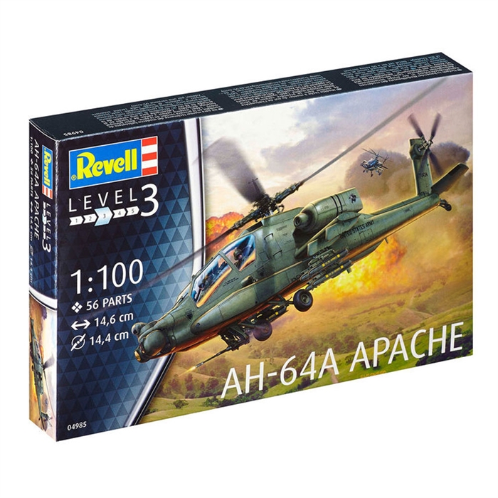 Revell Maket 1:110 AH-64A Apache 04985