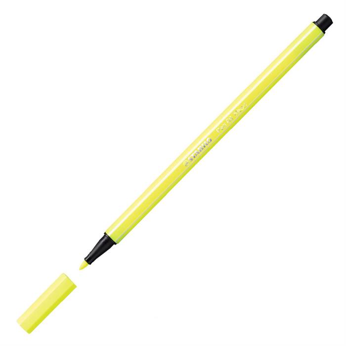 Stabilo Pen 68 Keçe Uçlu Kalem Limon Sarı 68-24
